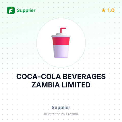 COCA-COLA BEVERAGES ZAMBIA LIMITED – summary card, no photo uploaded yet