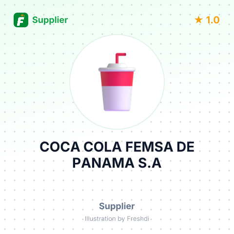 COCA COLA FEMSA DE PANAMA S.A – summary card, no photo uploaded yet
