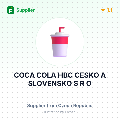 COCA COLA HBC CESKO A SLOVENSKO S R O – summary card, no photo uploaded yet