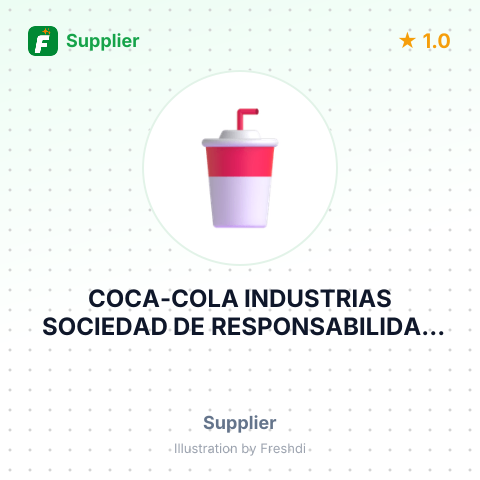 COCA-COLA INDUSTRIAS SOCIEDAD DE RESPONSABILIDAD LIMITADA – summary card, no photo uploaded yet
