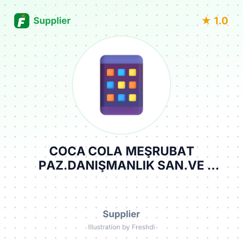 COCA COLA MEŞRUBAT PAZ.DANIŞMANLIK SAN.VE TİC.A.Ş. – summary card, no photo uploaded yet