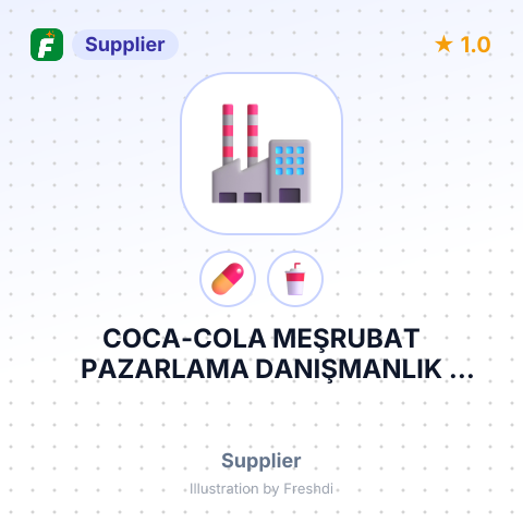 COCA-COLA MEŞRUBAT PAZARLAMA DANIŞMANLIK SANAYİ VE TİCARET ANONİM ŞİRKETİ – summary card, no photo uploaded yet