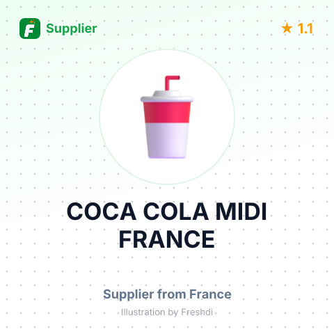 COCA COLA MIDI FRANCE – summary card, no photo uploaded yet