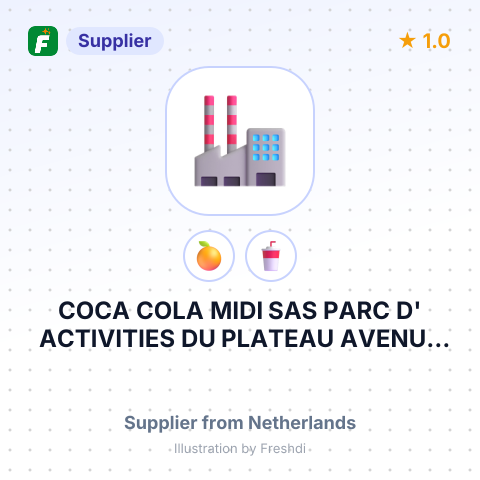 COCA COLA MIDI SAS PARC D' ACTIVITIES DU PLATEAU AVENUE DE BERLIN – summary card, no photo uploaded yet
