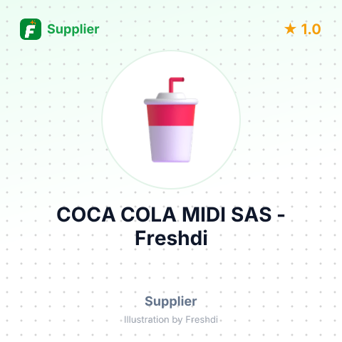 COCA COLA MIDI SAS – summary card, no photo uploaded yet