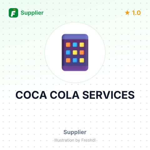 COCA COLA SERVICES – summary card, no photo uploaded yet