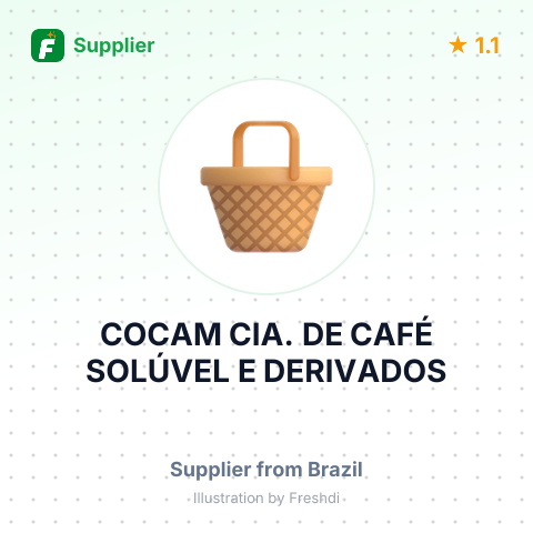 COCAM CIA. DE CAFÉ SOLÚVEL E DERIVADOS – summary card, no photo uploaded yet