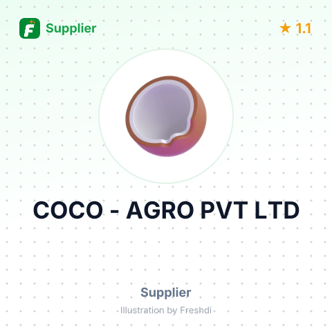 COCO - AGRO PVT LTD – summary card, no photo uploaded yet