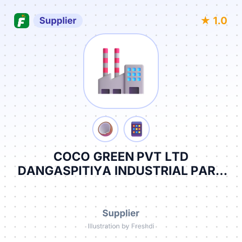 COCO GREEN PVT LTD DANGASPITIYA INDUSTRIAL PARK KOHILAGEDARA KURUNEGALA DDC RMU ORDER – summary card, no photo uploaded yet