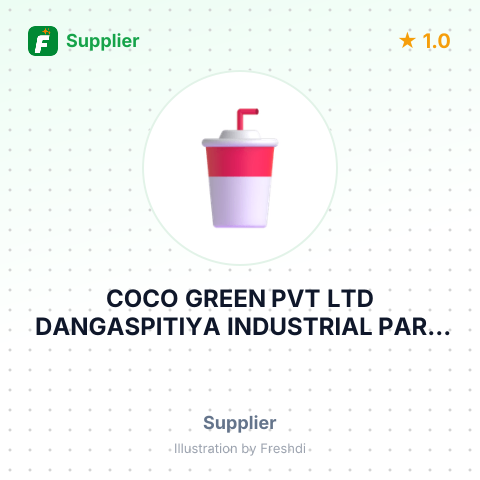 COCO GREEN PVT LTD DANGASPITIYA INDUSTRIAL PARK KOHILAGEDARA KURUNEGALA – summary card, no photo uploaded yet
