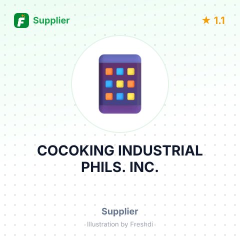 COCOKING INDUSTRIAL PHILS. INC. – summary card, no photo uploaded yet