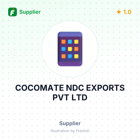 COCOMATE NDC EXPORTS PVT LTD – summary card, no photo uploaded yet