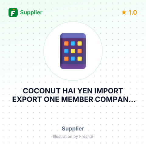 COCONUT HAI YEN IMPORT EXPORT ONE MEMBER COMPANY LIMITED – summary card, no photo uploaded yet