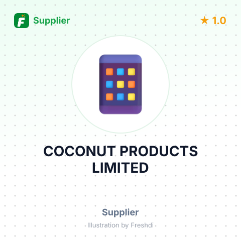 COCONUT PRODUCTS LIMITED – summary card, no photo uploaded yet