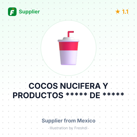 COCOS NUCIFERA Y PRODUCTOS ***** DE ***** – summary card, no photo uploaded yet