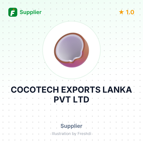 COCOTECH EXPORTS LANKA PVT LTD – summary card, no photo uploaded yet
