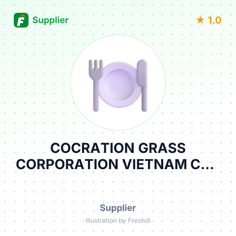 COCRATION GRASS CORPORATION VIETNAM CO., LTD – summary card, no photo uploaded yet
