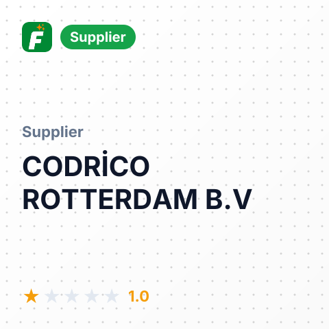 CODRİCO ROTTERDAM B.V – summary card, no photo uploaded yet