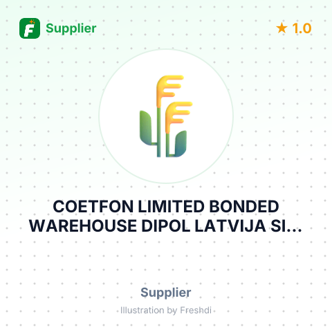 COETFON LIMITED BONDED WAREHOUSE DIPOL LATVIJA SIA, DZELZAVAS – summary card, no photo uploaded yet