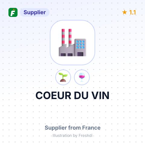 COEUR DU VIN – summary card, no photo uploaded yet