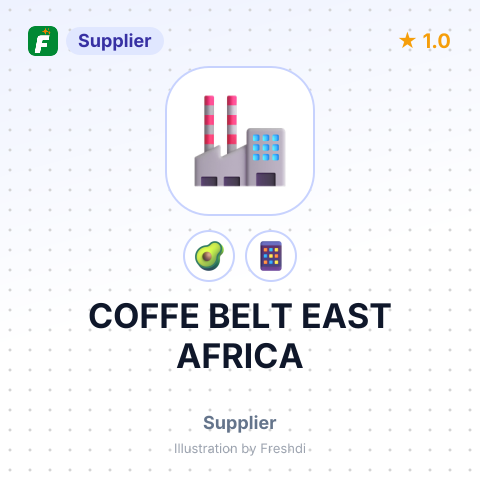 COFFE BELT EAST AFRICA – summary card, no photo uploaded yet