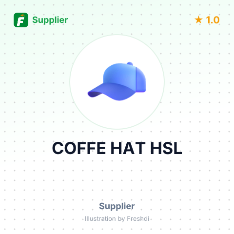 COFFE HAT HSL – summary card, no photo uploaded yet