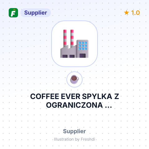 COFFEE EVER SPYLKA Z OGRANICZONA ODPOWIEDZIALNOSCIA UL KORZENIEWSKA – summary card, no photo uploaded yet