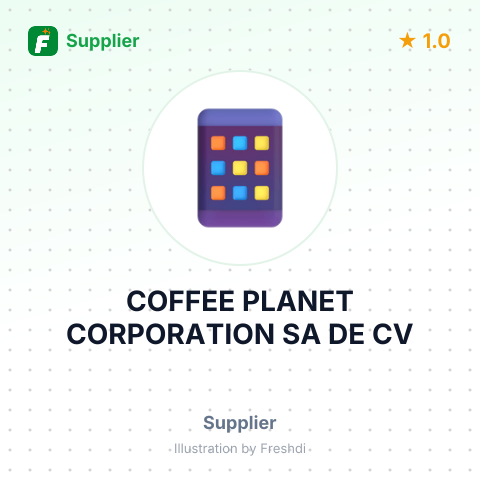 COFFEE PLANET CORPORATION SA DE CV – summary card, no photo uploaded yet