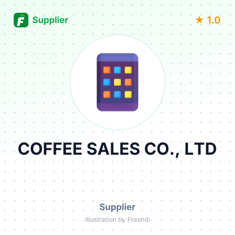 COFFEE SALES CO., LTD – summary card, no photo uploaded yet