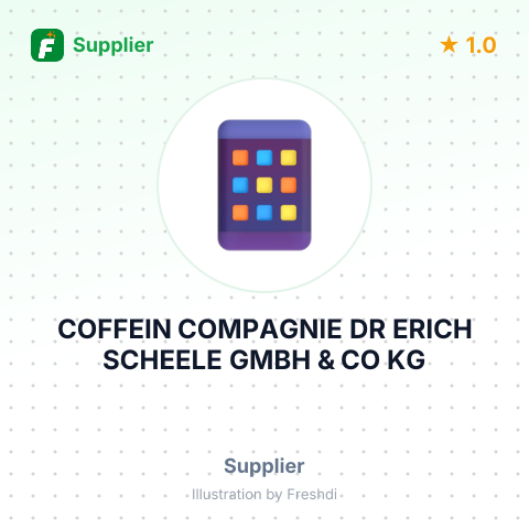 COFFEIN COMPAGNIE DR ERICH SCHEELE GMBH & CO KG – summary card, no photo uploaded yet