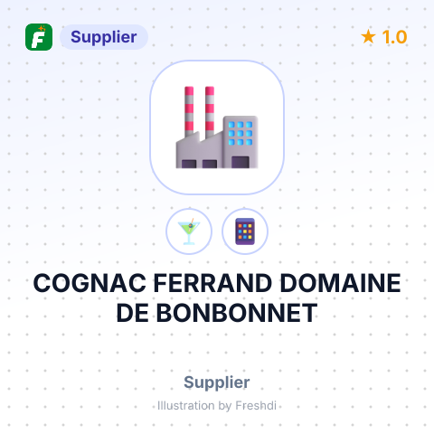COGNAC FERRAND DOMAINE DE BONBONNET – summary card, no photo uploaded yet