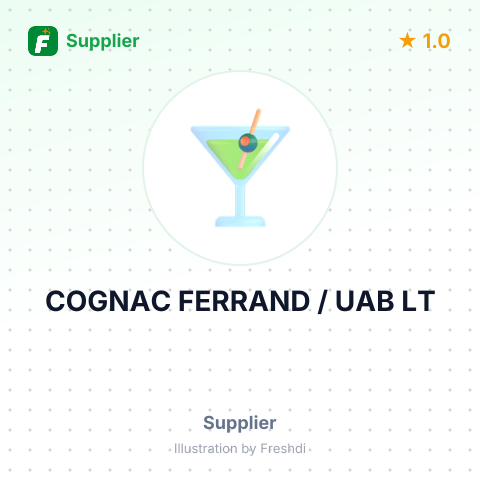 COGNAC FERRAND / UAB LT – summary card, no photo uploaded yet