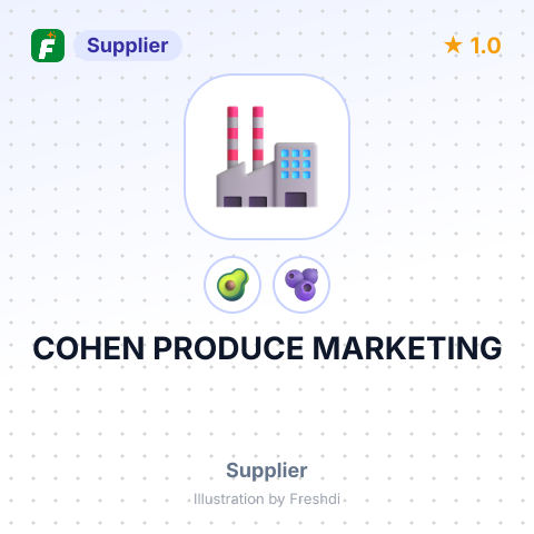 COHEN PRODUCE MARKETING – summary card, no photo uploaded yet