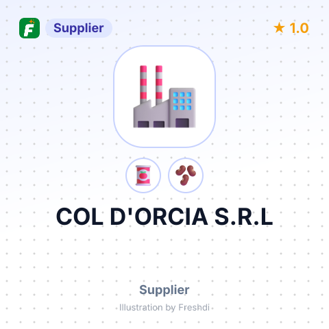 COL D'ORCIA S.R.L – summary card, no photo uploaded yet