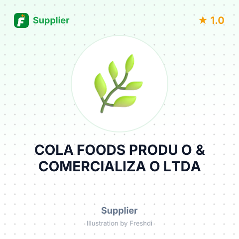 COLA FOODS PRODU O & COMERCIALIZA O LTDA – summary card, no photo uploaded yet