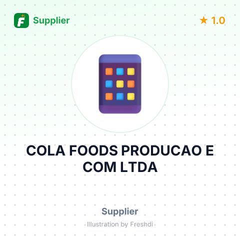 COLA FOODS PRODUCAO E COM LTDA – summary card, no photo uploaded yet