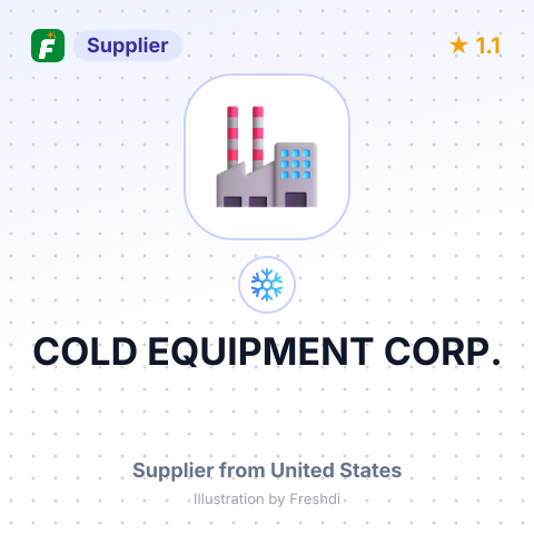 COLD EQUIPMENT CORP. – summary card, no photo uploaded yet