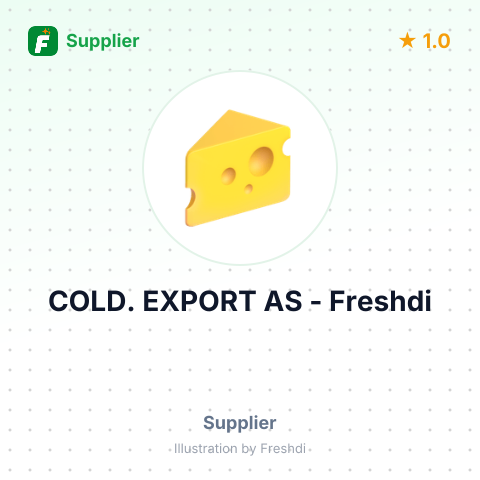 COLD. EXPORT AS – summary card, no photo uploaded yet