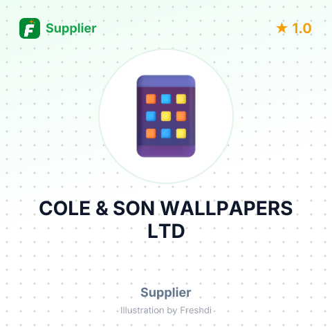 COLE & SON WALLPAPERS LTD – summary card, no photo uploaded yet
