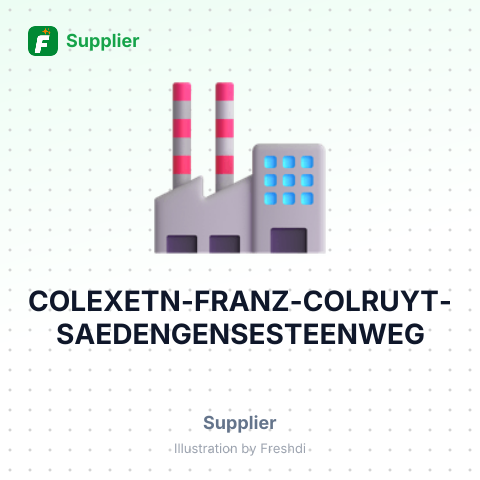 COLEXETN FRANZ COLRUYT SAEDENGENSESTEENWEG – summary card, no photo uploaded yet