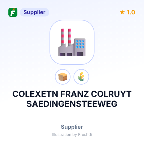 COLEXETN FRANZ COLRUYT SAEDINGENSTEEWEG – summary card, no photo uploaded yet