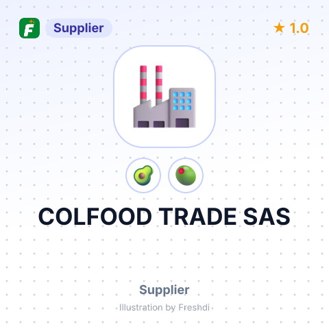 COLFOOD TRADE SAS – summary card, no photo uploaded yet