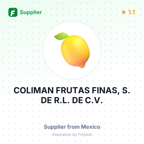 COLIMAN FRUTAS FINAS, S. DE R.L. DE C.V. – summary card, no photo uploaded yet