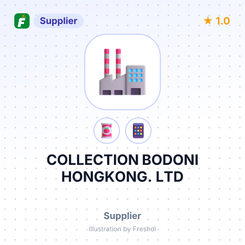 COLLECTION BODONI HONGKONG. LTD – summary card, no photo uploaded yet