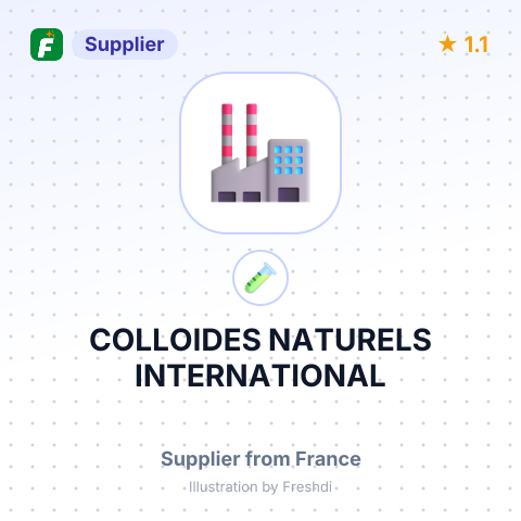 COLLOIDES NATURELS INTERNATIONAL – summary card, no photo uploaded yet