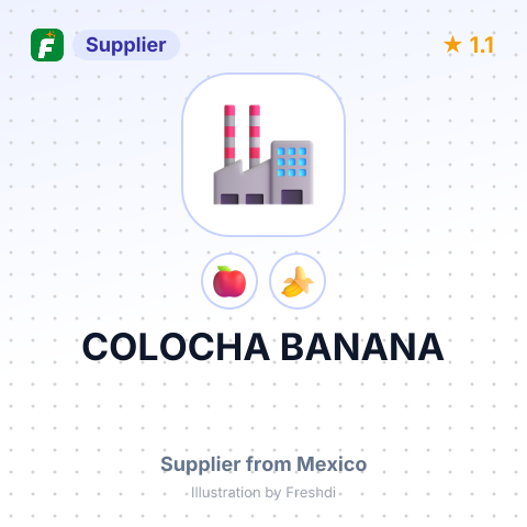 COLOCHA BANANA – summary card, no photo uploaded yet