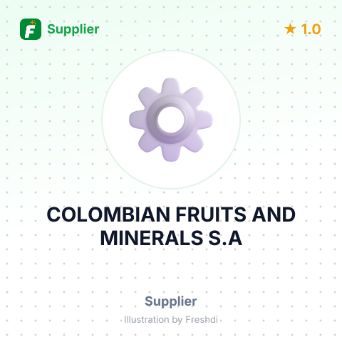 COLOMBIAN FRUITS AND MINERALS S.A – summary card, no photo uploaded yet