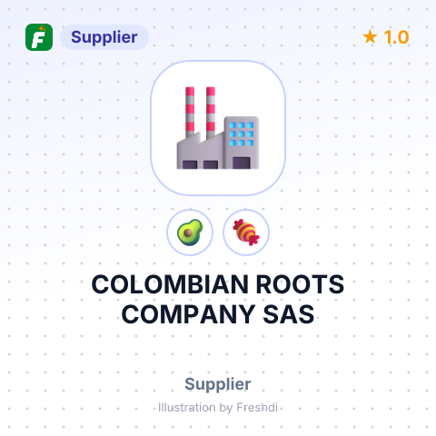 COLOMBIAN ROOTS COMPANY SAS – summary card, no photo uploaded yet