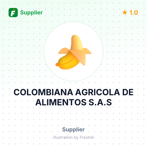 COLOMBIANA AGRICOLA DE ALIMENTOS S.A.S – summary card, no photo uploaded yet