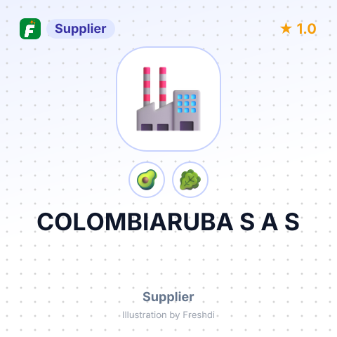 COLOMBIARUBA S A S – summary card, no photo uploaded yet